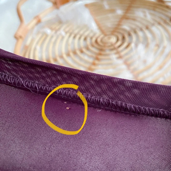 Camille Flawless Open Back Maxi Long Dress Purple Ruched Slit Low V-back Bodycon - Picture 6 of 12